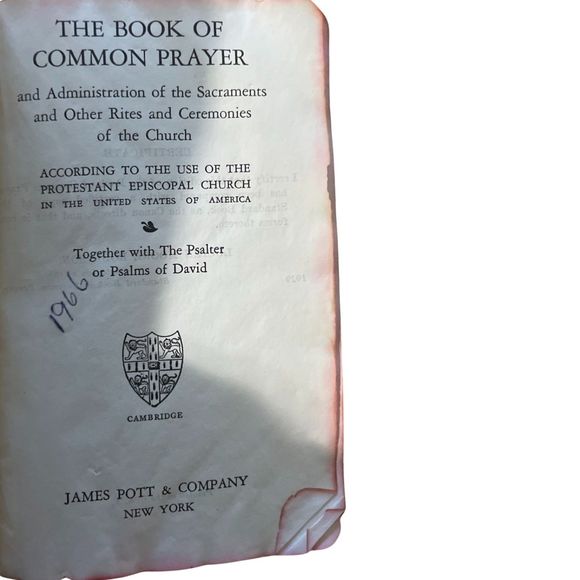 Antique The Book of Common Prayer; 1929 - Picture 3 of 8